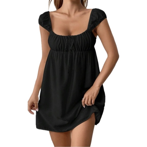 💖(2 for $15)💖 Black Sundress - Picture 1 of 9